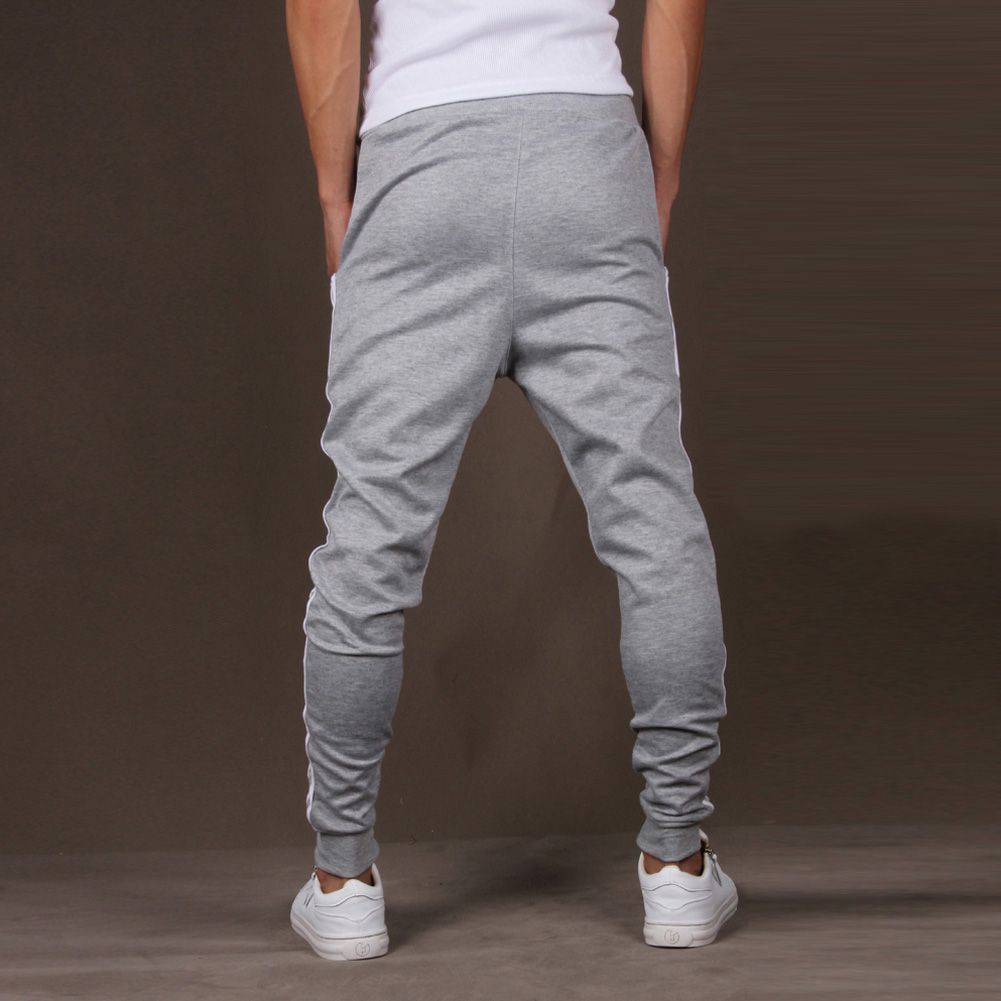 2021 S5Q Men Casual Hip Hop Dance Skinny Taper Sweat Sport Harem Pant ...