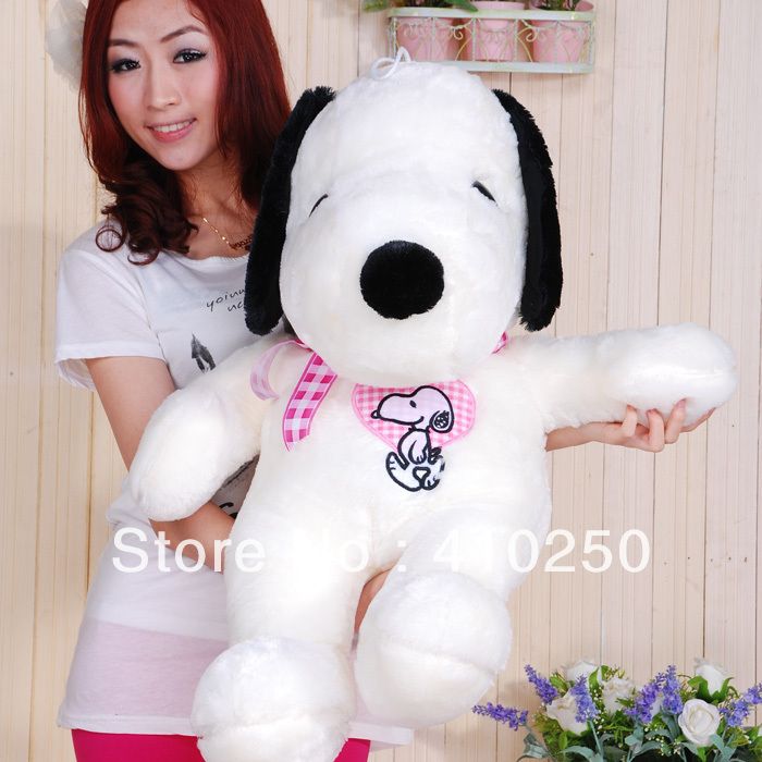 large snoopy stuffed animal