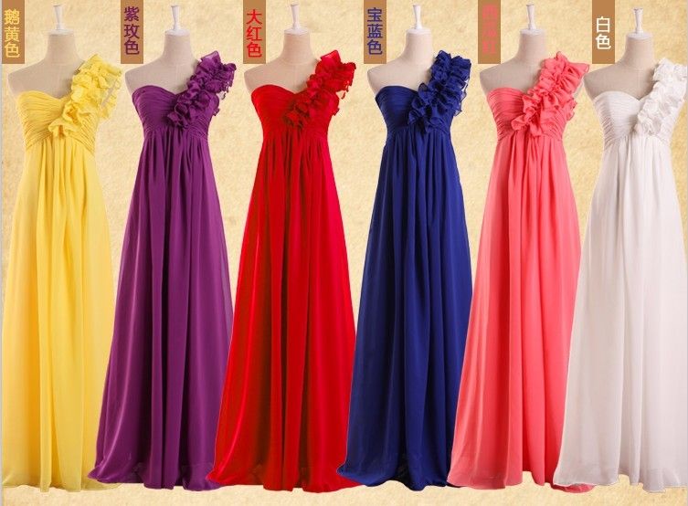 Blue and yellow dresses bridesmaid Blue and yellow dresses bridesmaid