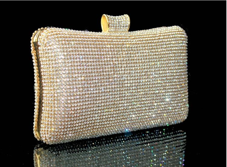 Acquistare Hot Royal Western Donna Lady Fashion Swarovski Silver Crystal  Sera Pochette Borsa Borsa Tracolla Accessori Da Sposa Economico | Consegna  Veloce E Qualità | It.Dhgate