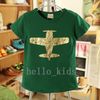 Kinder Rabatt Preis Kinder Kleidung Reiner Baumwolle Flugzeug Bild Kurzarm Jungen Mädchen T-shirt 2-7Year Kinder T-shirts Baby T-shirt