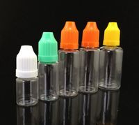 DHL Darmowa kolorowa butelka igła 5ml 10ml 15ml 20ml 30ml 50 ml plastikowy butelki kroplomierza Dziecko Dowód Czapki Porady LDPE dla E Cig Ciecz