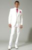 Smoking da sposo bianco nuovo stile Groomsman Best Man Blazer Abiti da uomo da uomo (giacca + pantaloni + gilet + cravatta) ok: 250