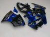 Kit de carenagem de corrida para ZZR600 Kawasaki 2005 2006 2007 2008 ZZR-600 ABS azul preto carenagem conjunto de carroçaria 05 06 07 08 ZX600J +7 presentes fg22