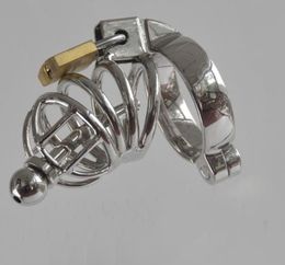 Male Chastity Cage Urethral Catheter Stainless Steel Chastity Belt Bondage Fetish SM Sex Toys Art Cage Device