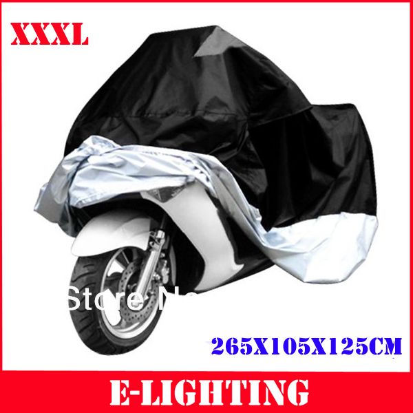 XXXL 265 * 105 * 125 cm Tampa de Armazenamento de Moto Moto Harley Road King Electra Glide Road Touringg