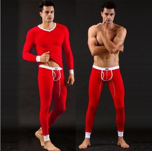 Sexy Sous-vêtements thermiques lisse Long John Pantalons Hot Sale Hommes Legging en Solde