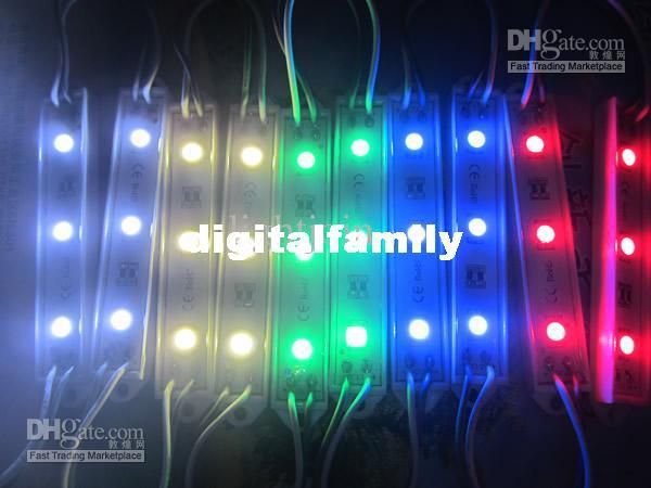 200pcs backlight LED sign modules Led Module Christmas lamp light 5050 3 LEDs Billboard Led Modules Waterproof IP65 DC12V