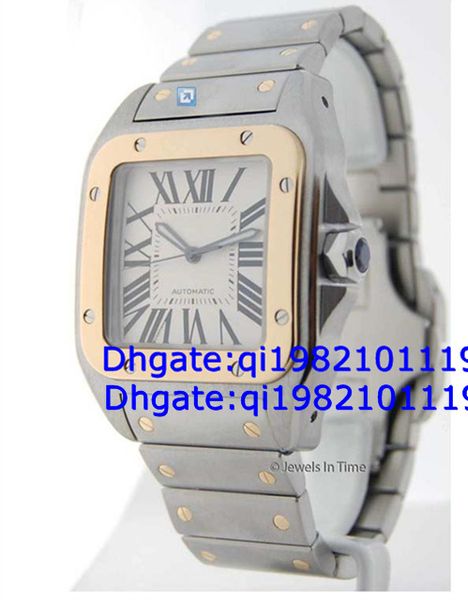 

Завод прямых продаж высокое качество низкая цена 100 XL мужские 18k золото сталь часы