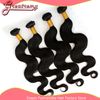 Queen Hair Products Peruanisches Reines Haar 3pcs / lot Remy Menschliches Haar Webart Wellenförmige Körperwelle Freies Verschiffen Natürliche Farbe