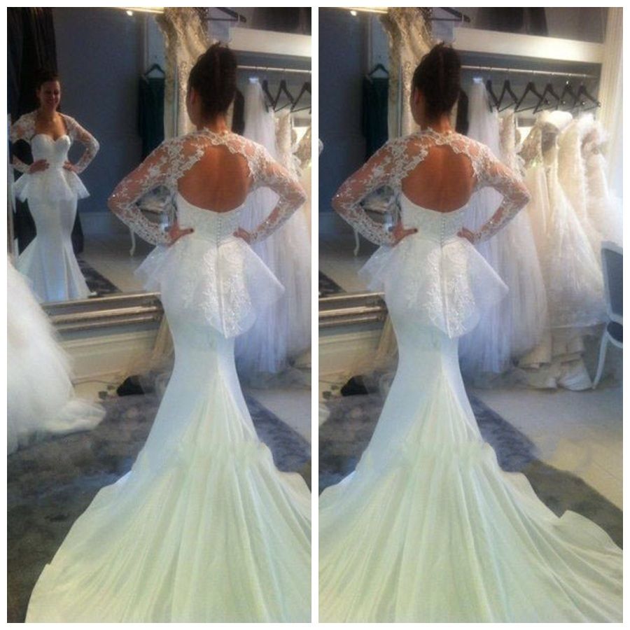 Low Open Back Wedding Dresses