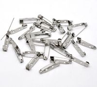 Gratis verzending 100 stks zilveren toon broche back bar pins bevindingen 25x5mm bevindingen groothandel