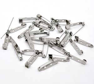 Ücretsiz Kargo 100 adet Gümüş Ton Broş Geri Bar Pins Bulguları 25x5mm Bulguları Toptan