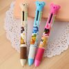 Multicolor Ballpoint Pen Söt trevlig 6Color Pen Cartoon Ballpoint Pen School Pen7628495