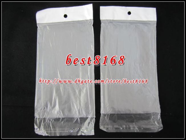 Поли пластиковый розничный мешок матовый матовый упаковка пакет для iphone 4 4S 5 5G 5s Samsung S4 S3 мини телефон случае ТПУ мягкий прозрачный кристалл