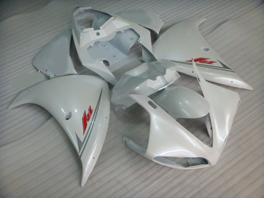 Injection mold bodywork fairing kit for Yamaha YZF R1 09 10 11-14 white fairings set YZF R1 2009-2014 OY11