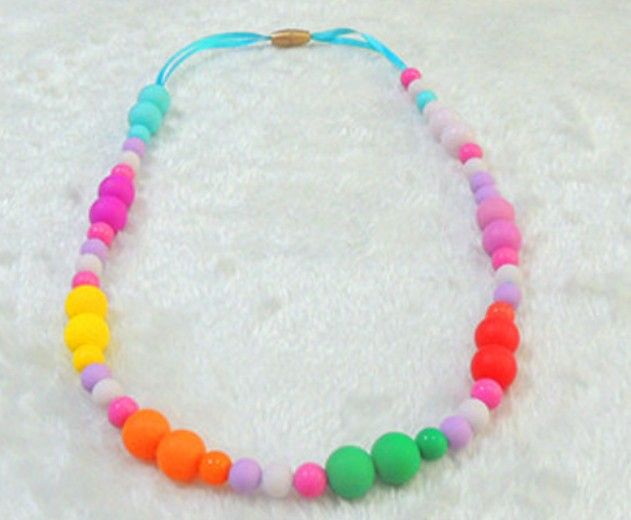 Food Grade Silicone Baby Teething Necklace For Mom Necklace Baby