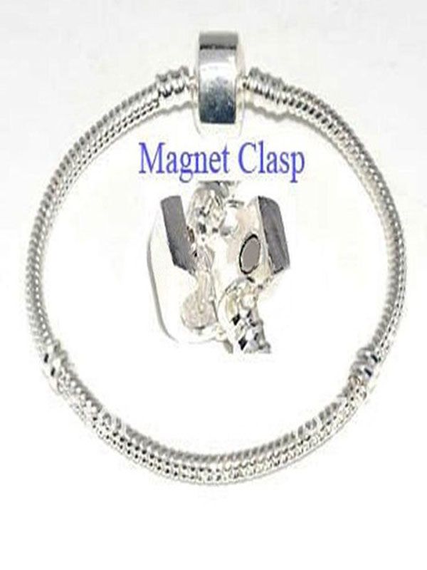 Nueva Moda 925 Silver Jewelry Cadenas de serpientes 925 Cierre de broche de moda Pulsera de moda 3mm 6-9inch Pedido mixto envío gratis caliente