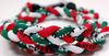 Promozione - 400 Pz/lotto Baseball Sport Titanio 3 Corda Intrecciata Bianco Verde Scuro Rosso Bianco Sport GE Collana RT005