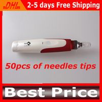 2013 neueste elektrische Dermapen 12 Nadeln mit 50pcs Nadelspitzen Derma-Stempel Dhl-freies Verschiffen