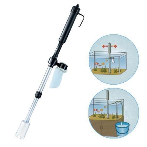 2019 S5Q Aquarium Fish Tank Vacuum Syphon Auto Gravel Water Filter