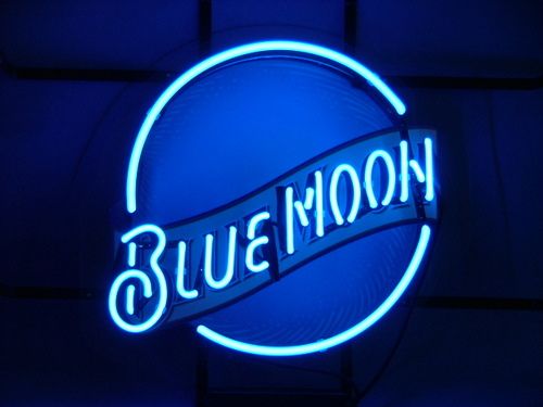 2019 BLUE MOON BEER BAR PUB NEON LIGHT SIGN From Miss_y