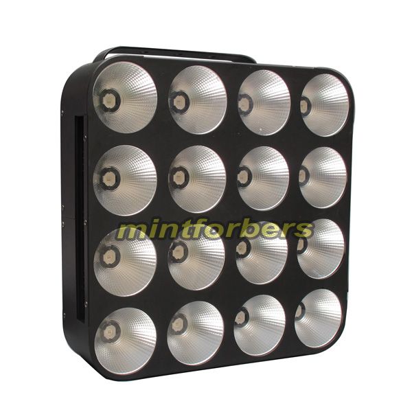 16pcs 30W RGB 3in1 COB LED PRO LED 무대 조명이있는 LED 블라인더 라이트 매트릭스 라이트 무료 배송