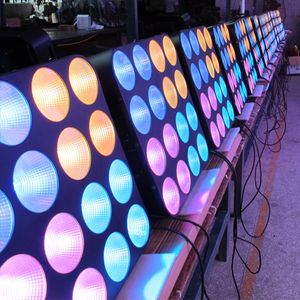 Дорожный чехол 4 упак. LED Blinder Light Matrix light 16 шт. 30 Вт RGB 3 в 1 COB led pro LED сценическое освещение