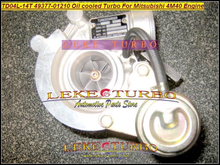TD04L-14T 49377-01210 Oil-cooled Turbo turbocharger For Mitsubishi 4M40 Engine - (2)