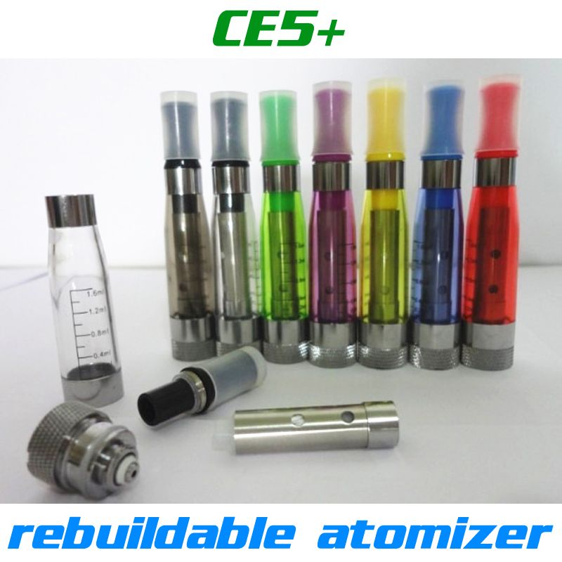 Top quality CE5+ rebuildable atomizer no wick CE5 Clearomizer refilled e liquid for ego battery Electronic Cigarette CE4 CE5 ego atomizer