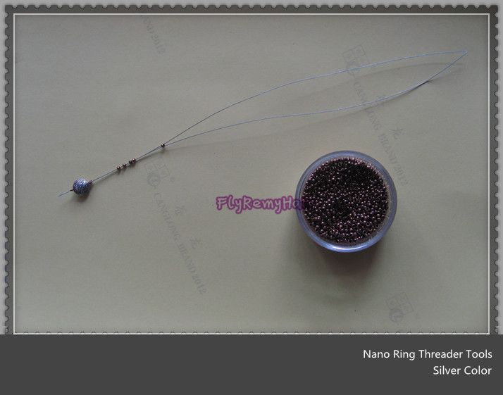 Иглы с крючками, 120 шт., нитевдеватель с нано-кольцами для волос с нано-кончиками, простая петля для наращивания волос, аппликация, инструменты с нано-кольцами3778137