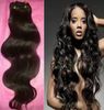 15% OFF Hot Barato Não Transformados Virgem Do Cabelo Brasileiro Peruano Malaio Indiano Virgem Do Cabelo tecer 100 Extensões de Cabelo Humano Onda Do Corpo 3 pcs Lot