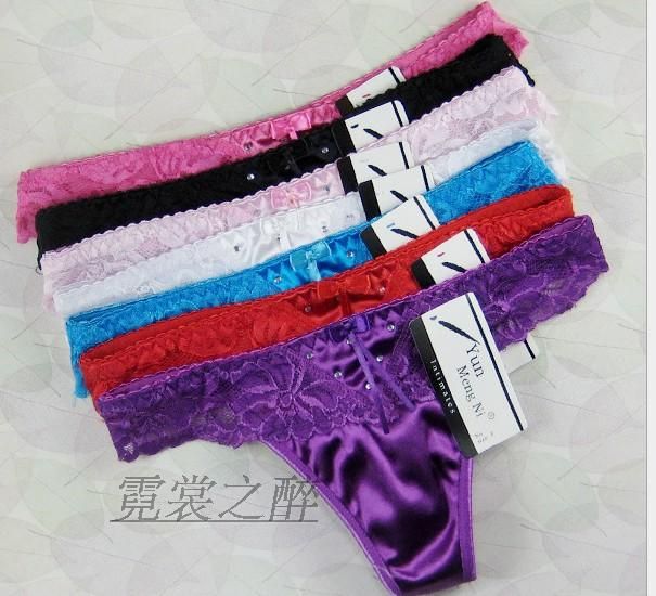 Kan Ailei Si Bow Thong T Pants Fru Foreign Trade Seamless Underkläder Mode Sexig Förförelse