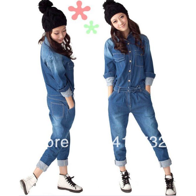 denim jumpsuits for ladies