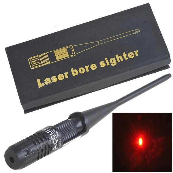 Accurate Laser Bore Sighter Sight Collimator For 0.22 To 0.50 Handguns