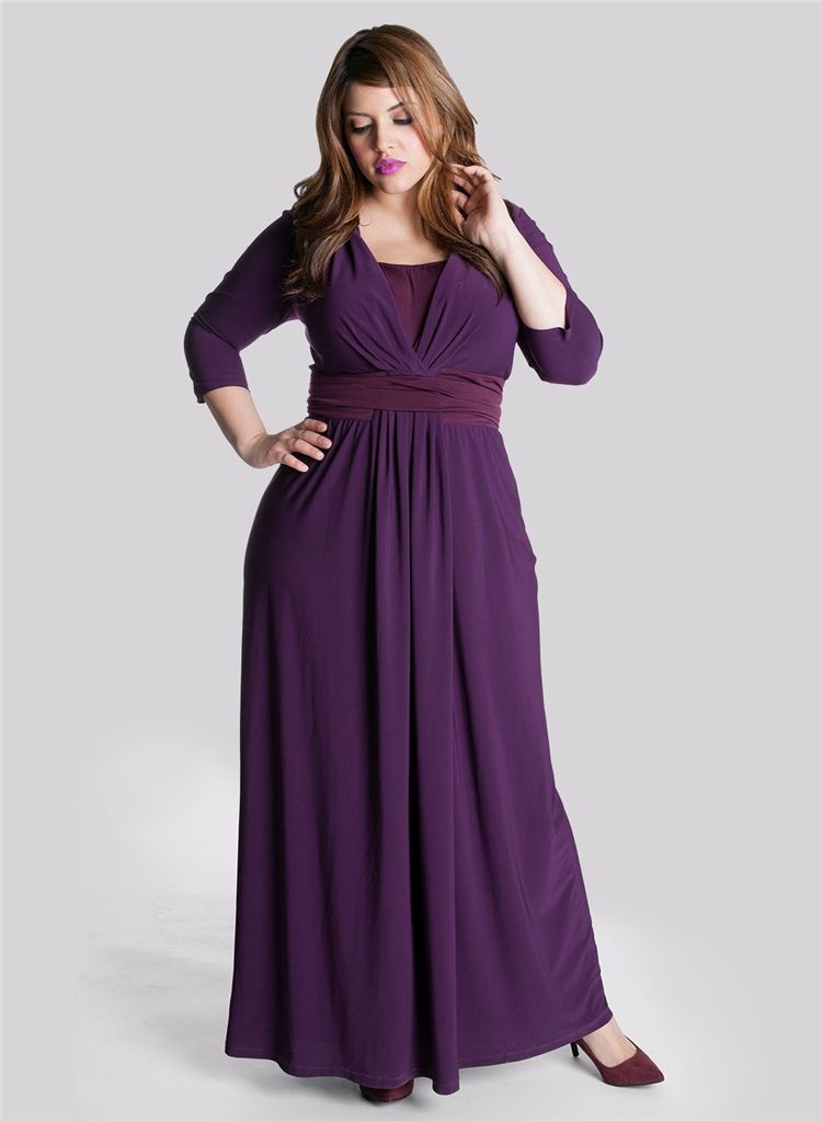 Modest Plus Size Mother Of The Bride Dresses For Fat Women 2016 Cheap ...