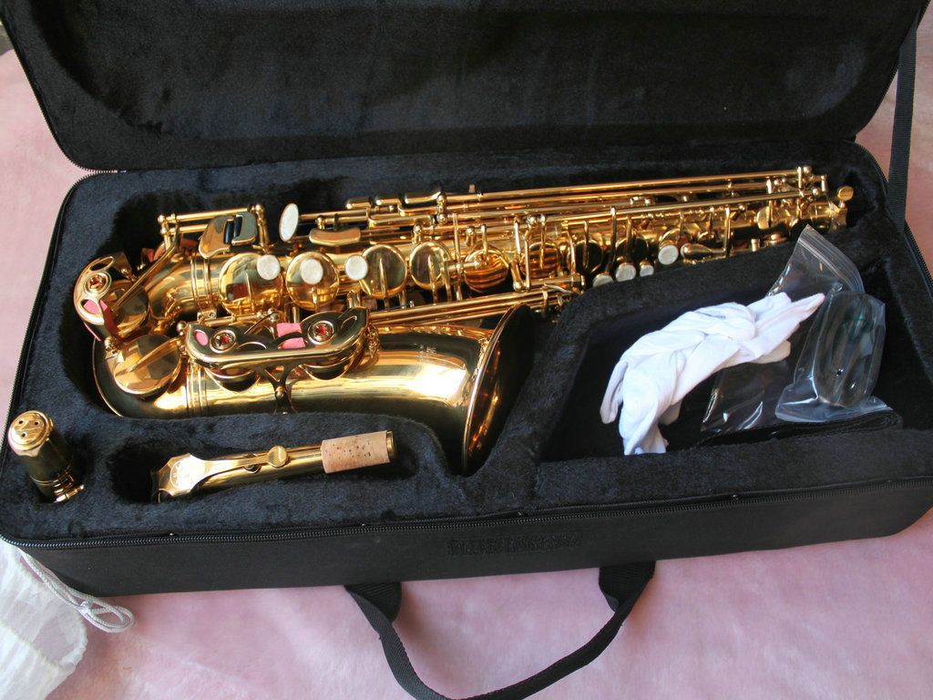 NEW Woodwind Alto Saxophone Student Gold Alto Saxophone Beautiful Musical Instruments Selmer