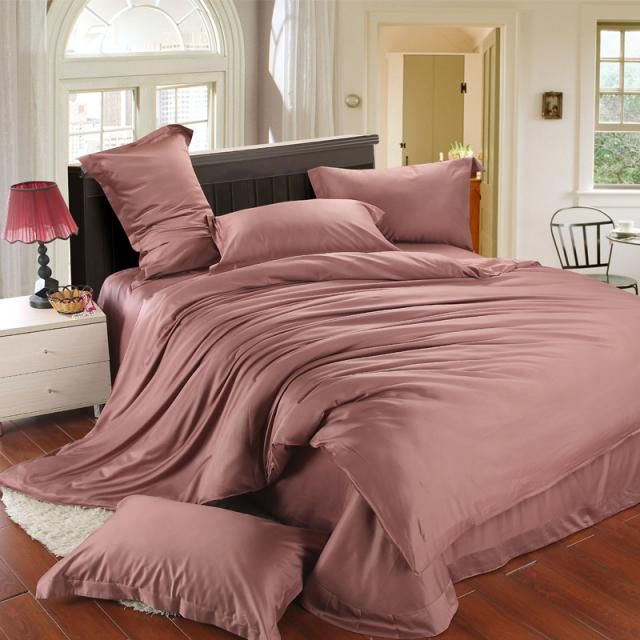 Luxury Brown Bedding Set King Size Queen Duvet Cover Quilt Doona Luxury Brown Bedding Set King Size Queen Duvet Cover Quilt Doona Double Bed In A Bag Sheet Linen Bedsheet Bedspread Tencel Bedcover Comforter Sets
