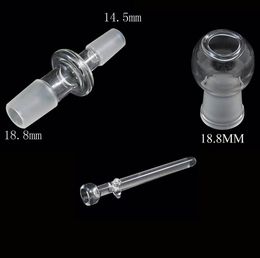 14.5MM-18.8MM glass nail, dome and adapter as a whole set oil rig