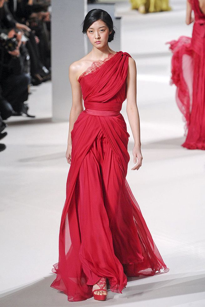 Elie Saab Evening Dresses Celebrities Dresses Made China One Shoulder ...