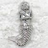 Hurtownie Kryształ Rhinestone Mermaid Broszki Moda Pin Broszka Biżuteria Prezent C883