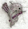 Hurtownie Kryształ Rhinestone Dolphin Broszki Moda Kostium Pin Broszka Biżuteria Prezent C893