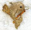 Groothandel Crystal Rhinestone Dolphin Broches Mode Kostuum Pin Broche Sieraden Gift C893