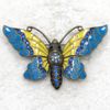 12pcs / lot gros cristal strass émaillage broches costume de mode papillon broche broche C571