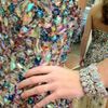 New Design 2016 Popular Sweetheart Strapless Rhinestone Beads Sequins Evening Dresses Arabic Formal Dresses Shil 73
