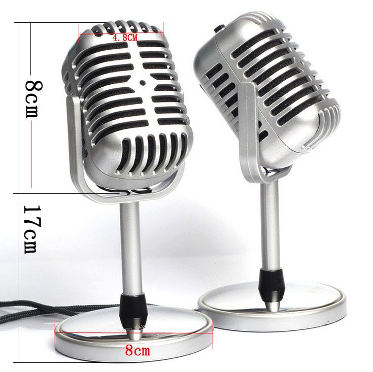 Classic Professional Vocal Wired Microphone For Voice Amplifier Speaker