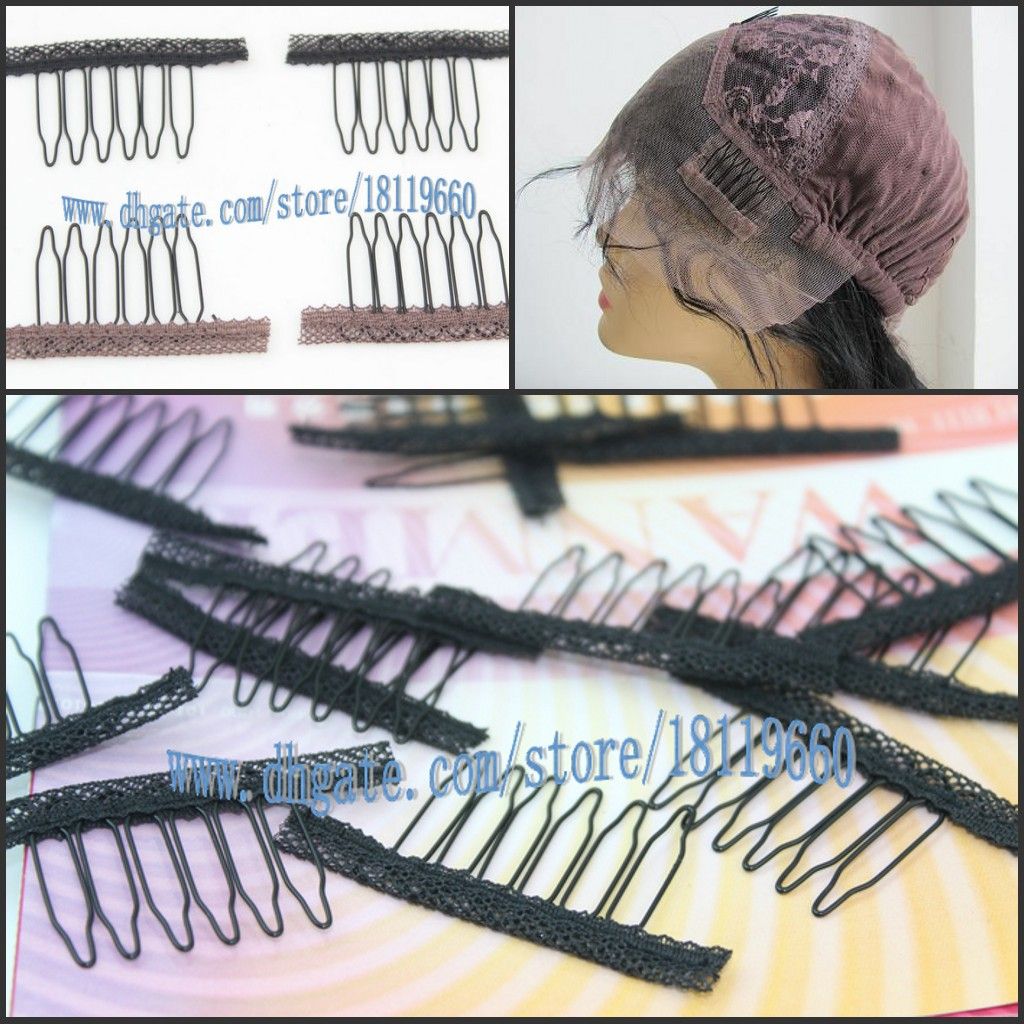 Wig Making Accessories & Tools Wig Comb,Cap Combs, Hair Combs Attach To