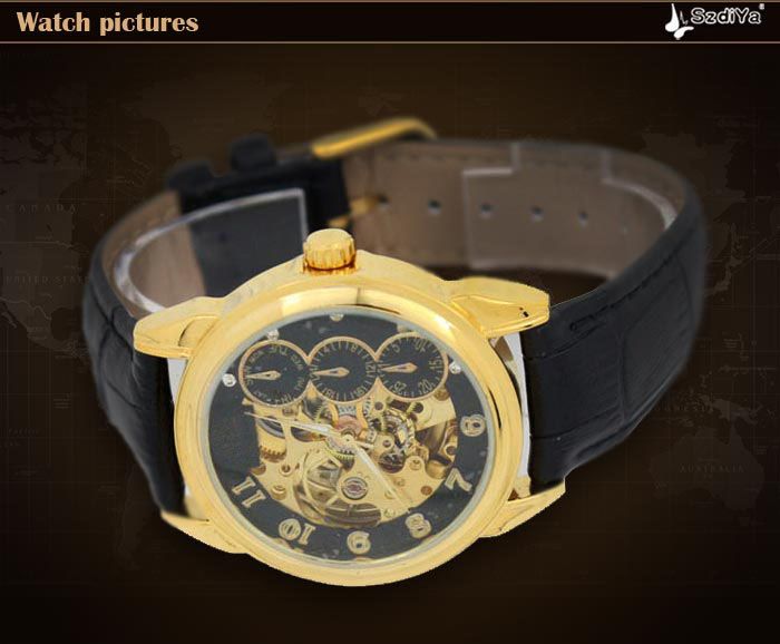 Mechanical Skeleton Watches Men Automatic China Factory Automatic ...