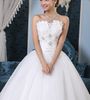 Best Selling Sweetheart Applique Beading Wedding Dresses Free Shipping Ball Gown Organza Wedding Gown