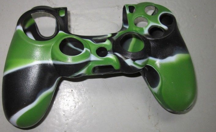 controller case silicon rubber camouflage console case for PS4